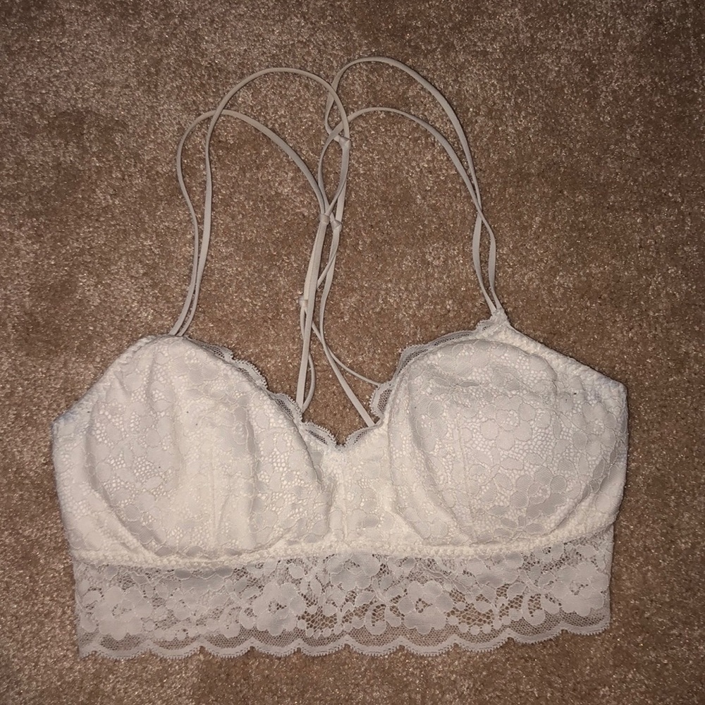 White bralette!!